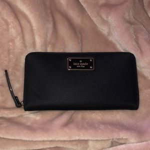 kate spade black wallet